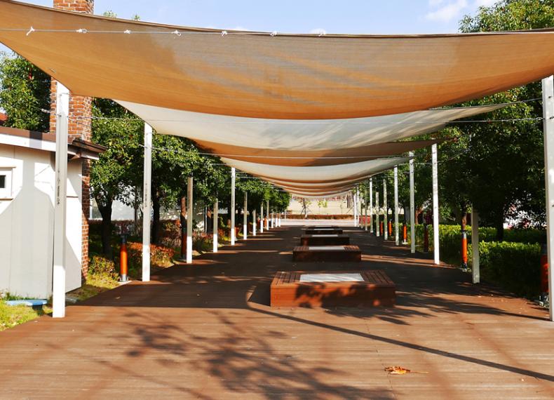 간이 몽골 텐트 설치