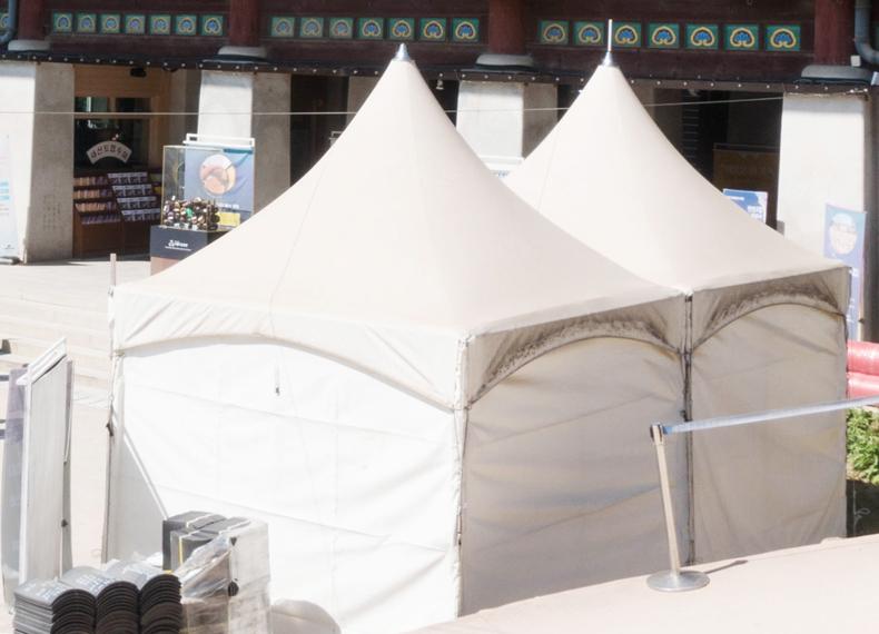 글램핑장 천막 제작